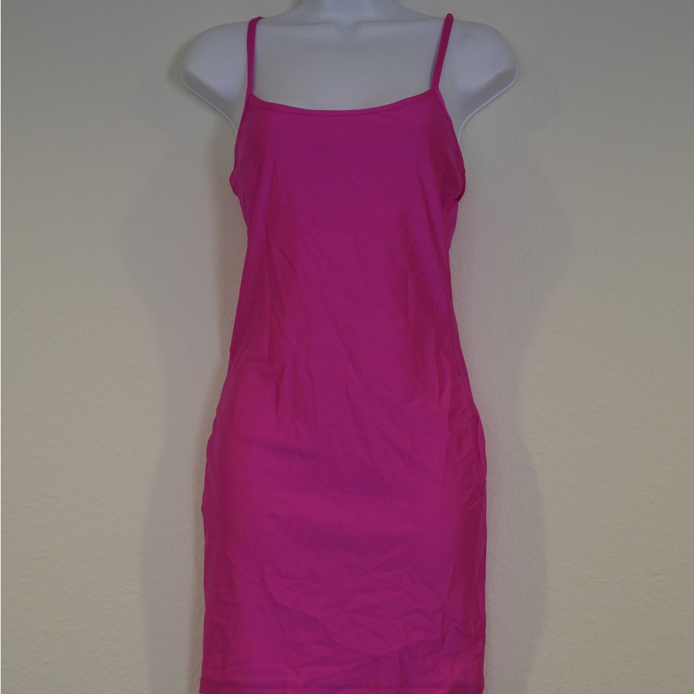 Women Pink Knee Dress - Picture 2 of 2